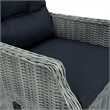 vidaXL Dining Set in Light Gray and Black