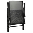 vidaXL Steel With E-Coated and Powder-Coated Dining Set in Anthracite/Gray