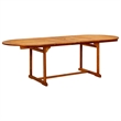 vidaXL Solid Acacia Wood Large Garden Dining Set Natural/Brown