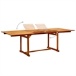 vidaXL Solid Acacia Wood Large Garden Dining Set Natural/Brown