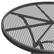vidaXL Expanded Metal Mesh Medium Foldable Garden Dining Set in Anthracite/Gray