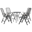 vidaXL Garden Dining Set in Anthracite/Gray