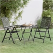 vidaXL Garden Dining Set in Anthracite/Gray