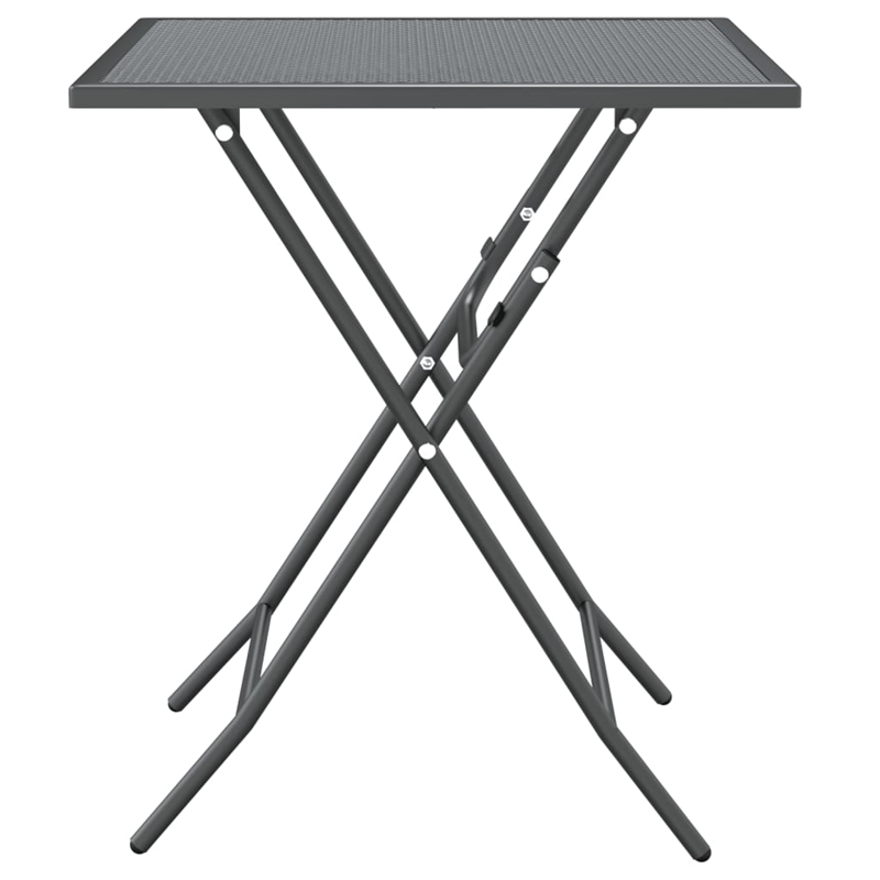 vidaXL Garden Dining Set in Anthracite/Gray