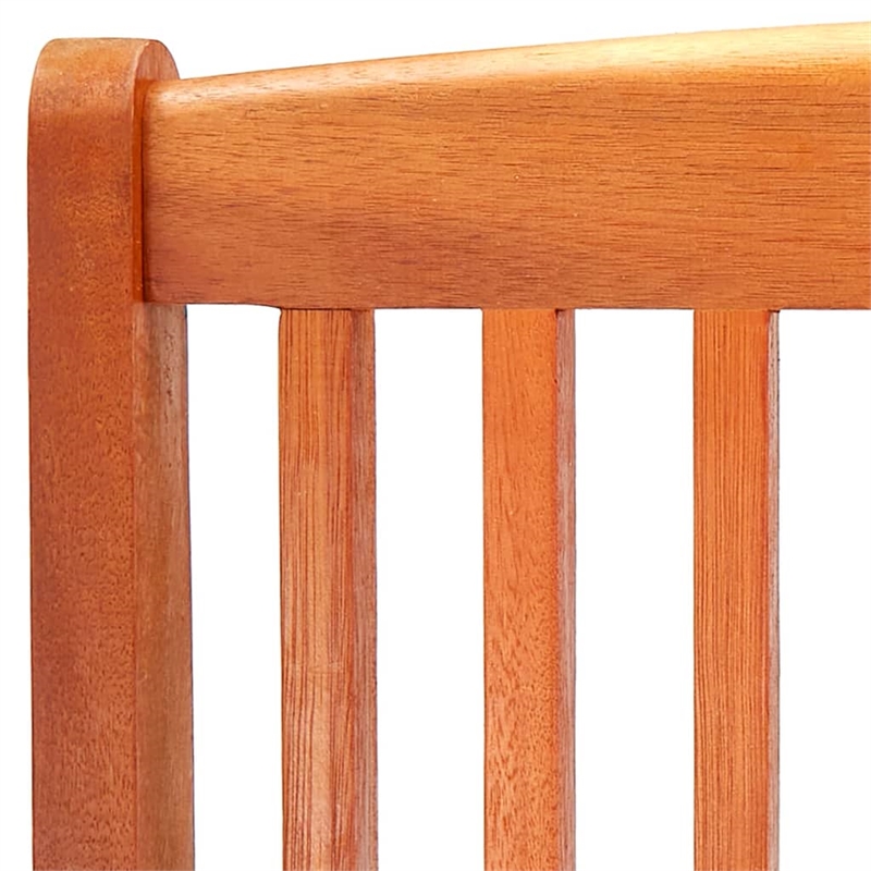 vidaXL Solid Eucalyptus Wood Standard Outdoor Dining Set in Brown