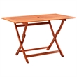 vidaXL Solid Eucalyptus Wood Standard Outdoor Dining Set in Brown