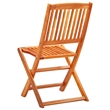 vidaXL Solid Eucalyptus Wood Large Foldable Outdoor Dining Set in Brown