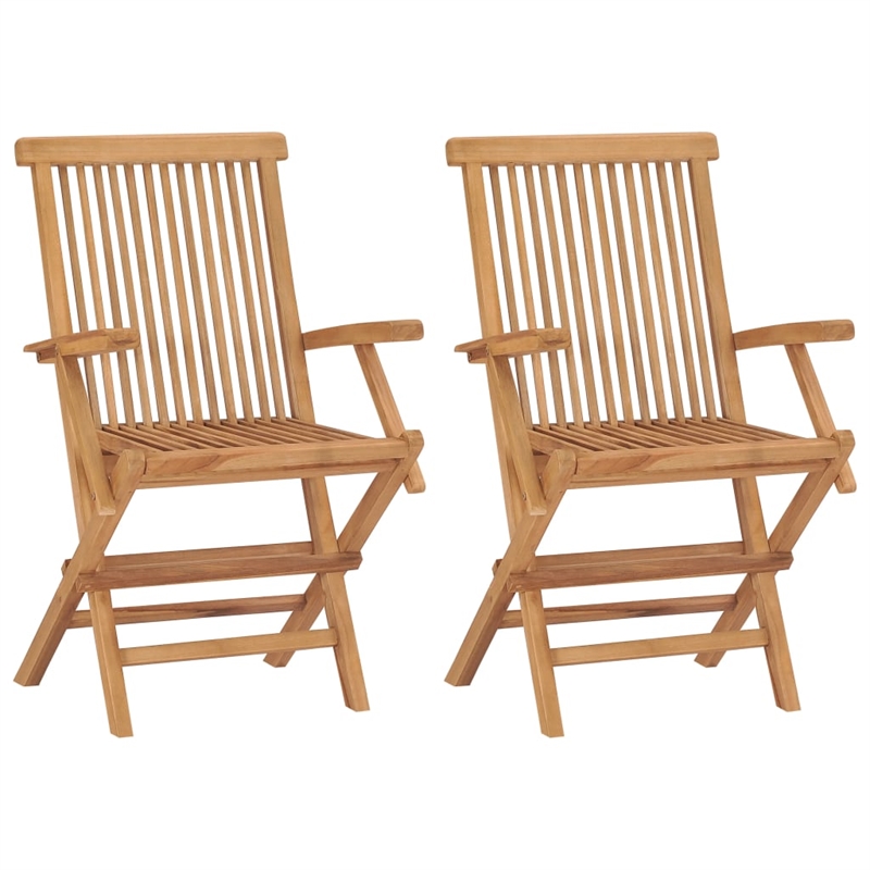 vidaXL Garden Dining Set Natural Teak