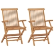 vidaXL Garden Dining Set Natural Teak
