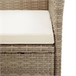 vidaXL Dining Set in Beige/Cream White
