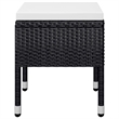 vidaXL Solid Acacia Wood Medium Durable Dining Set in Black