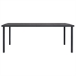 vidaXL Outdoor Dining Set in Anthracite/Gray