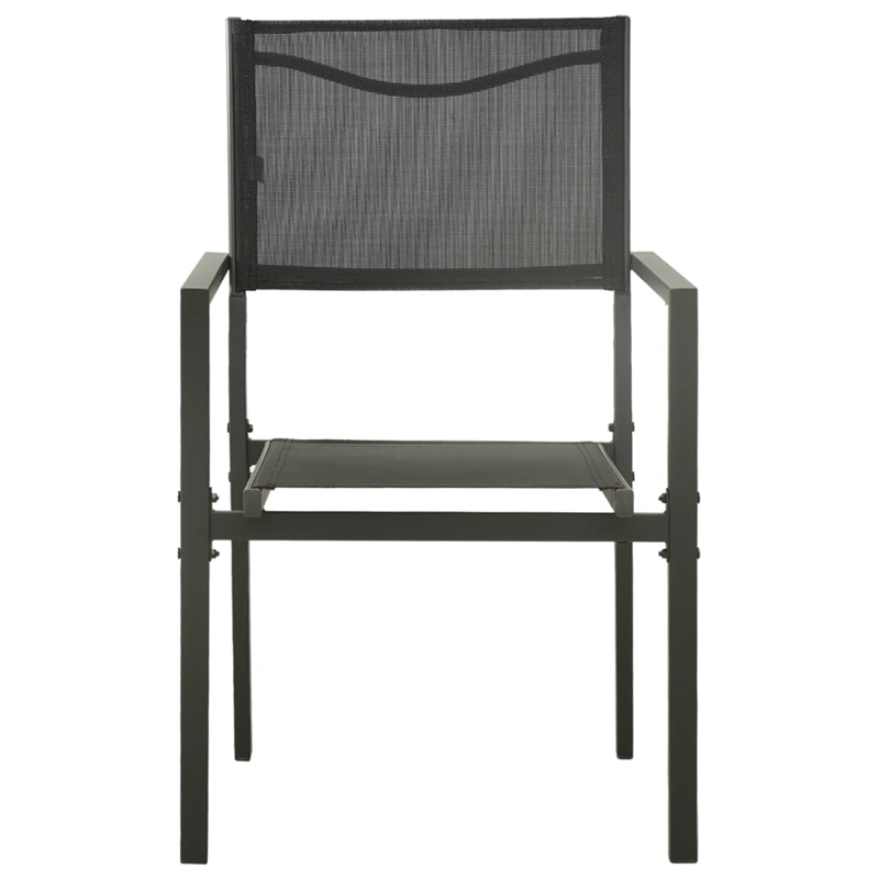 vidaXL Outdoor Dining Set in Anthracite/Gray