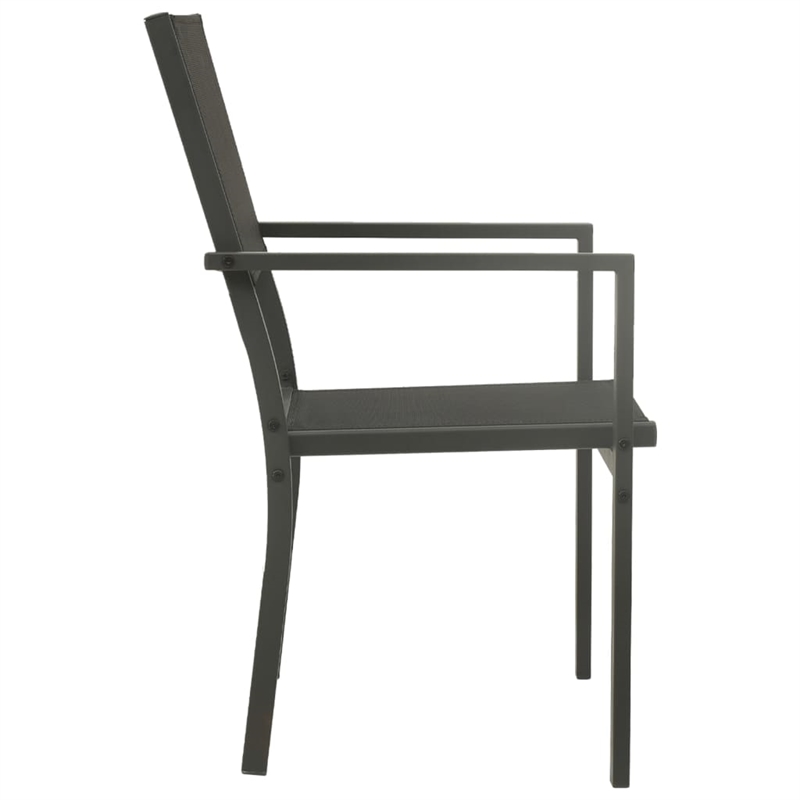 vidaXL Outdoor Dining Set in Anthracite/Gray