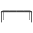 vidaXL Outdoor Dining Set in Anthracite and Black/Gray