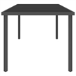 vidaXL Outdoor Dining Set in Anthracite and Black/Gray