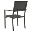 vidaXL Outdoor Dining Set in Black and Anthracite/Gray