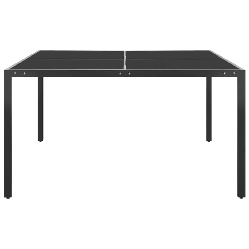 vidaXL Outdoor Dining Set in Anthracite/Black/Gray