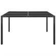 vidaXL Outdoor Dining Set in Anthracite/Black/Gray