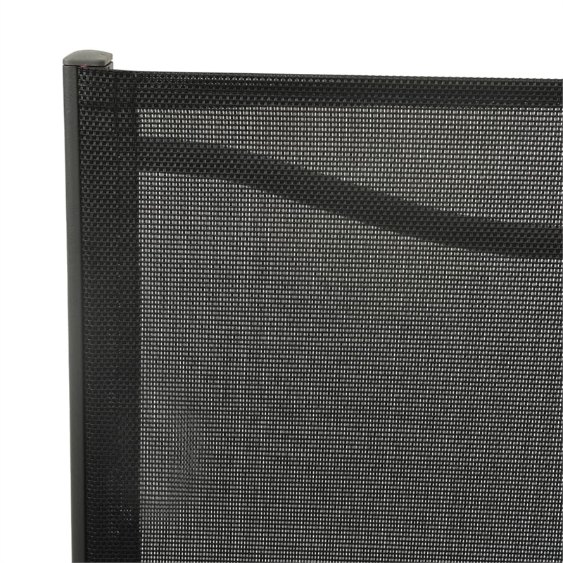 vidaXL Outdoor Dining Set in Anthracite/Black/Gray