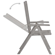 vidaXL Solid Acacia Wood Standard Extendable Garden Dining Set in Gray