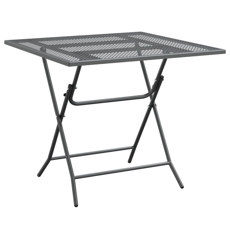 vidaXL Garden Dining Set in Anthracite/Gray