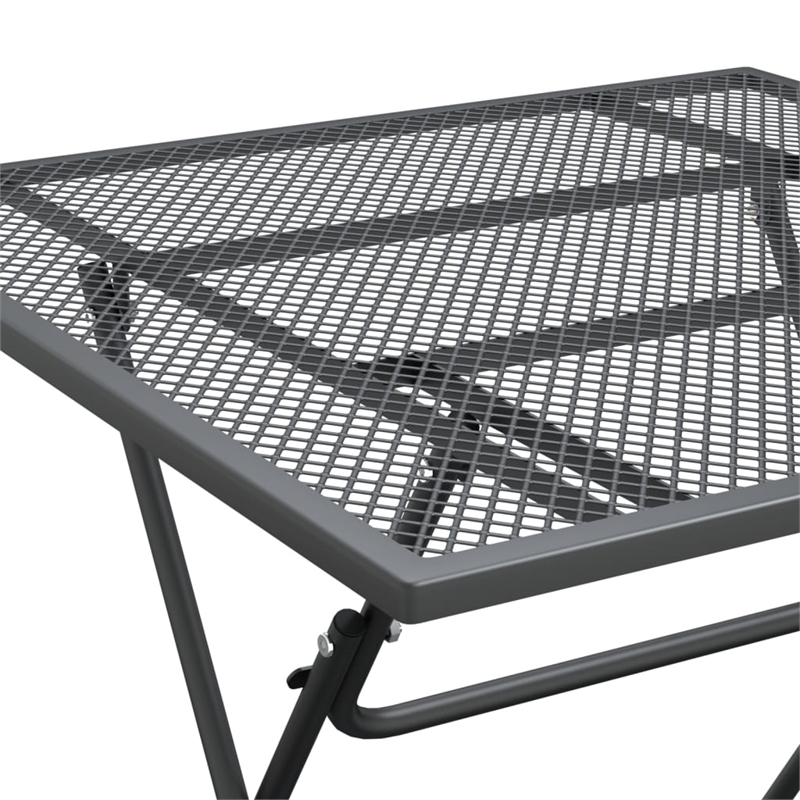 vidaXL Garden Dining Set in Anthracite/Gray
