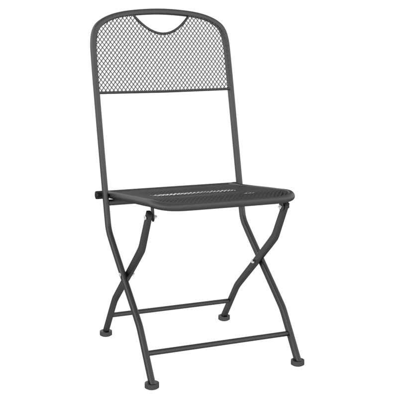 vidaXL Garden Dining Set in Anthracite/Gray