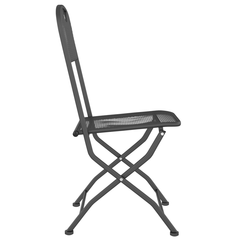 vidaXL Garden Dining Set in Anthracite/Gray