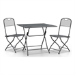 vidaXL Garden Dining Set in Anthracite/Gray