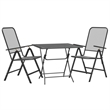 vidaXL Garden Dining Set in Anthracite/Gray