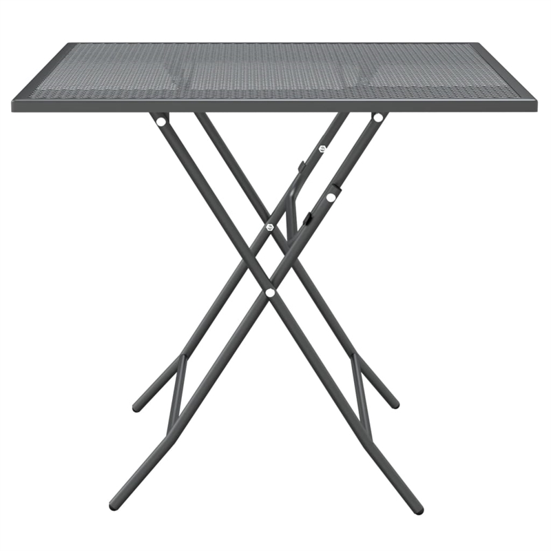 vidaXL Garden Dining Set in Anthracite/Gray