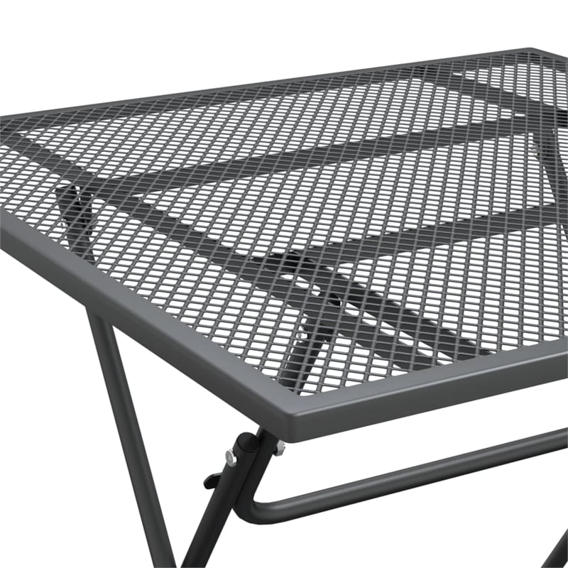 vidaXL Garden Dining Set in Anthracite/Gray