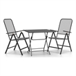 vidaXL Garden Dining Set in Anthracite/Gray