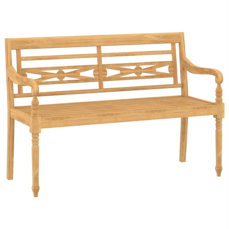 vidaXL Patio Dining Set Teak Fine Sanded Teak Hardwood Medium - Set of 4