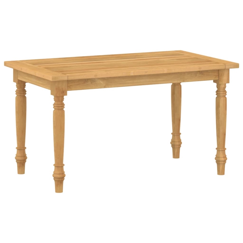 vidaXL Patio Dining Set Teak Fine Sanded Teak Hardwood Medium - Set of 4