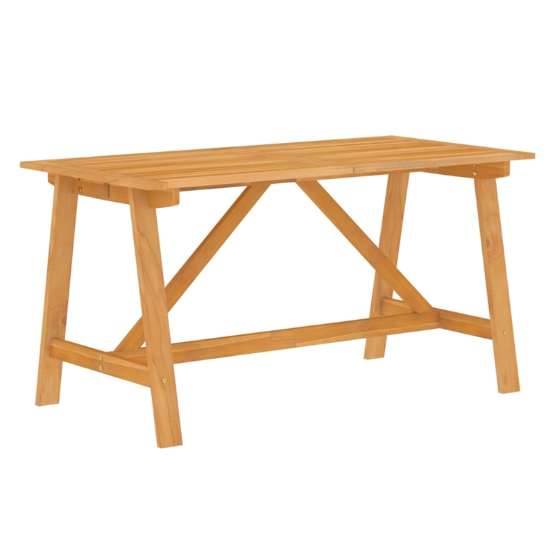 vidaXL 7PC Solid Acacia Wood Garden Dining Set in Brown