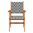 vidaXL 7PC Solid Acacia Wood Garden Dining Set in Brown