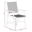 vidaXL Large Solid Acacia Wood Garden Dining Set in Brown