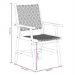 vidaXL 9PC Solid Acacia Wood Garden Dining Set in Brown