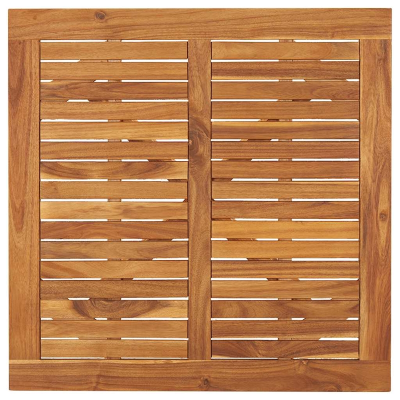 vidaXL Solid Acacia Wood Garden Dining Set in Brown