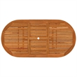 vidaXL Solid Eucalyptus Wood Medium Garden Dining Set in Reddish-Brown