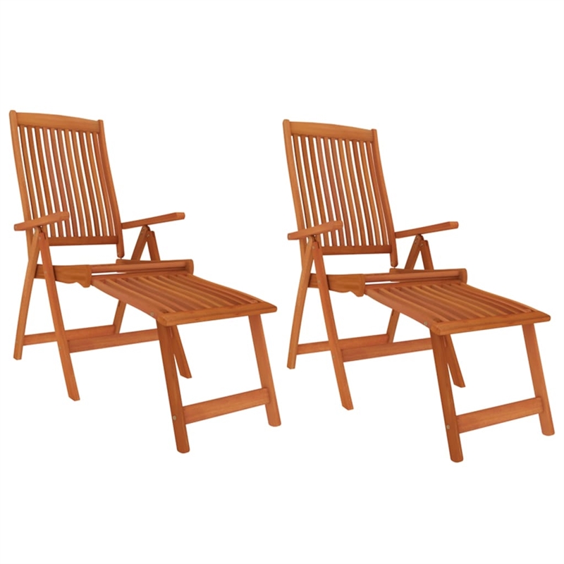 vidaXL Solid Eucalyptus Wood Large Garden Dining Set Reddish-Brown