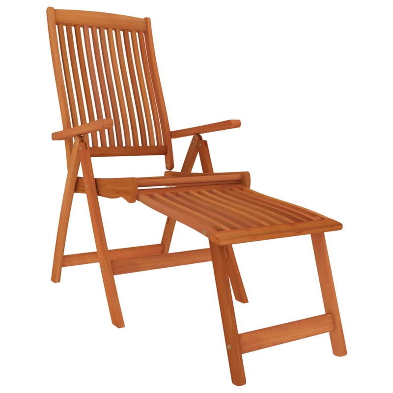 vidaXL Solid Eucalyptus Wood Extendable Garden Dining Set Reddish-Brown