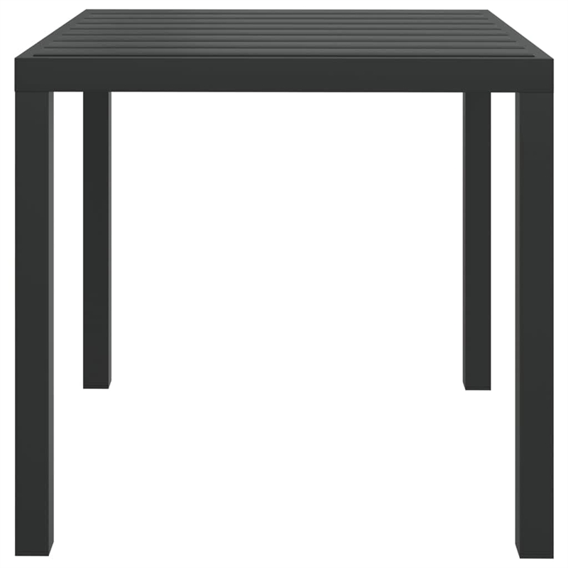 vidaXL Dining Set in Gray/Dark Gray/Black/Natural Wood