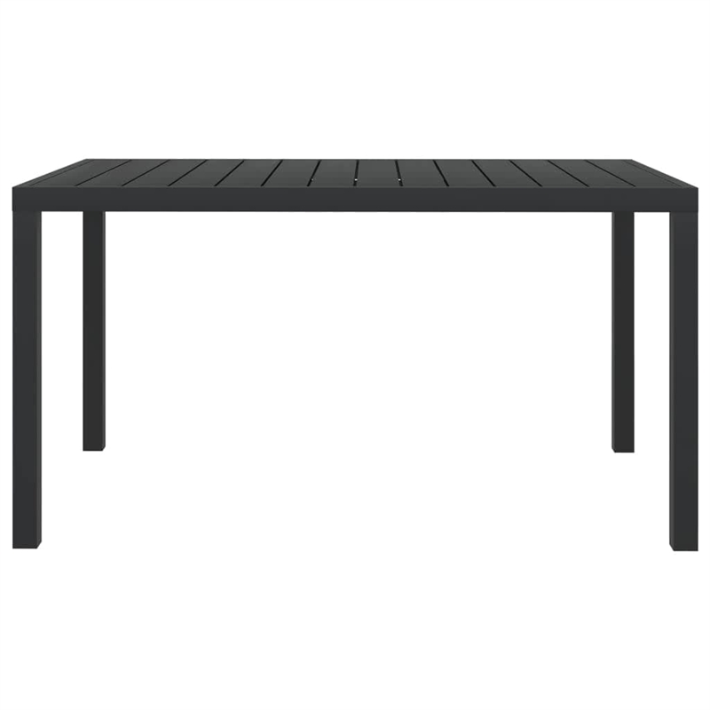 vidaXL Dining Set in Gray/Black/Dark Gray