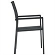 vidaXL Powder-Coated Steel Garden Dining Set in Black