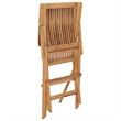 vidaXL Smooth-Sanded Teak Hardwood Outdoor Dining Set Natural/Brown