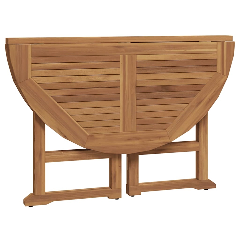 vidaXL Smooth-Sanded Teak Hardwood Outdoor Dining Set Natural/Brown