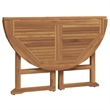 vidaXL Smooth-Sanded Teak Hardwood Outdoor Dining Set Natural/Brown